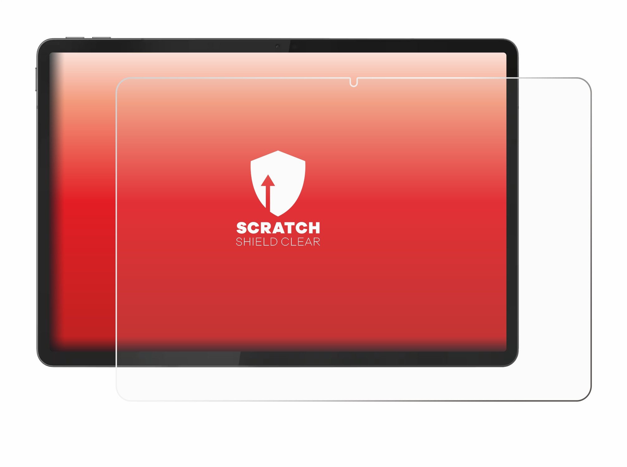 upscreen Displayschutzfolie Schutzfolie für Lenovo Idea Tab Plus 12.1", Displayschutz Schutz Folie Klar Transparent