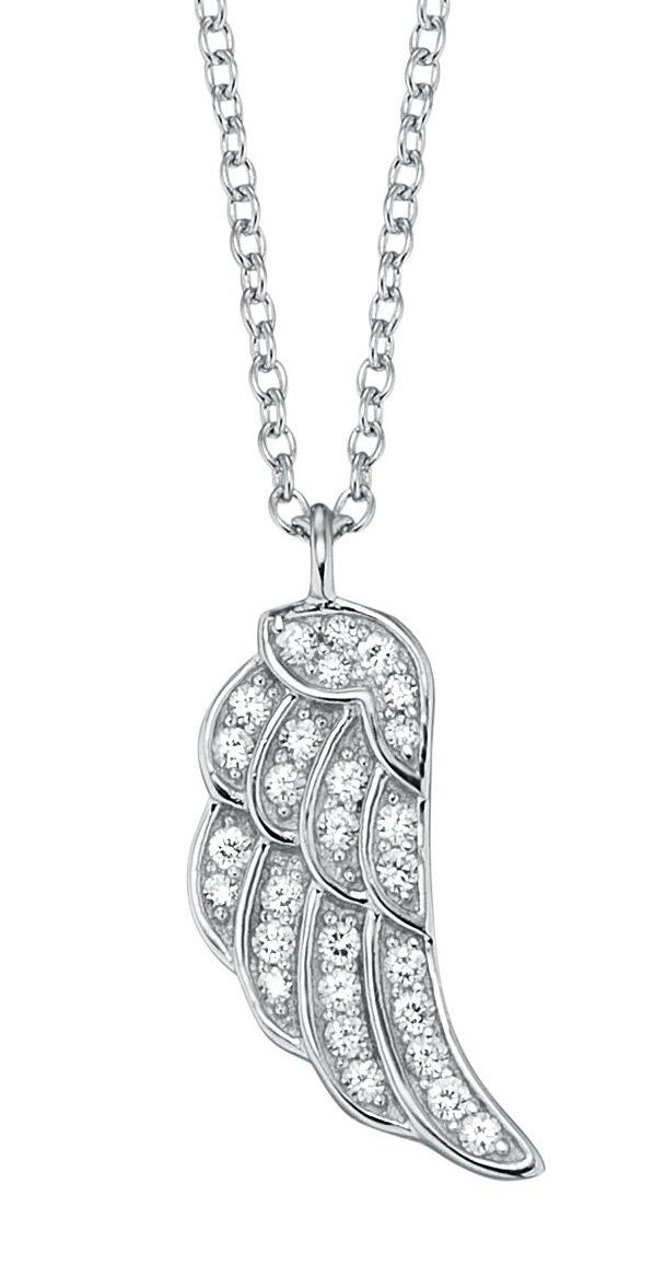 Engelsrufer Kette mit Anhänger Little magic KETTE FLÜGEL, mit Zirkonia (syn günstig online kaufen