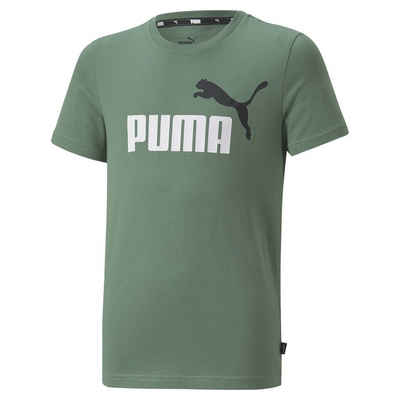 PUMA T-Shirt Jungen T-Shirt - ESS+ 2 Col Logo Tee, Rundhals