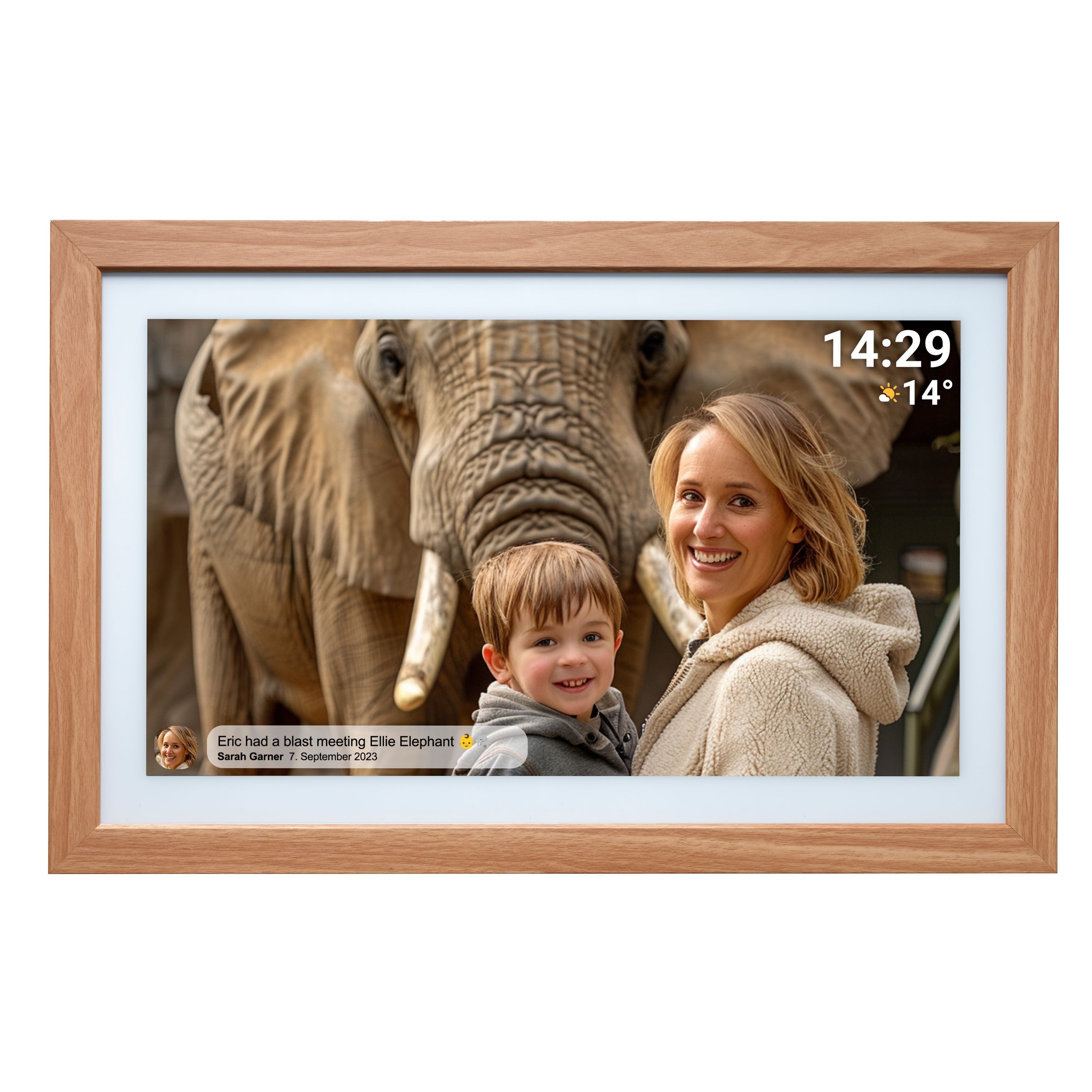 Denver PFF-2162LW Digitaler Bilderrahmen (54.6 cm/21.5 ", 1920 x 1080 Pixel, 32 GB, mit WLAN und Frameo Software)