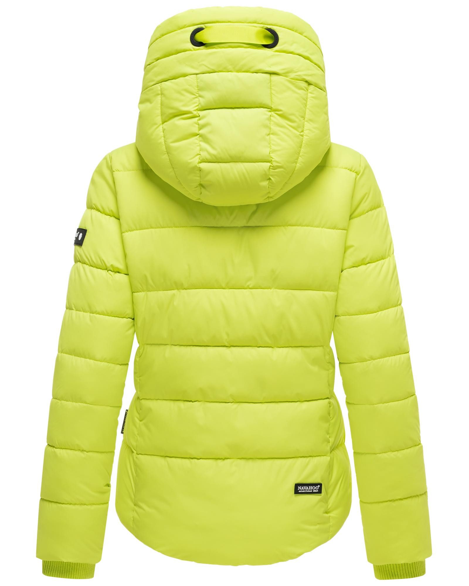 Navahoo Steppjacke Amayaa stylische Damen Winterjacke mit coolen Applikationen