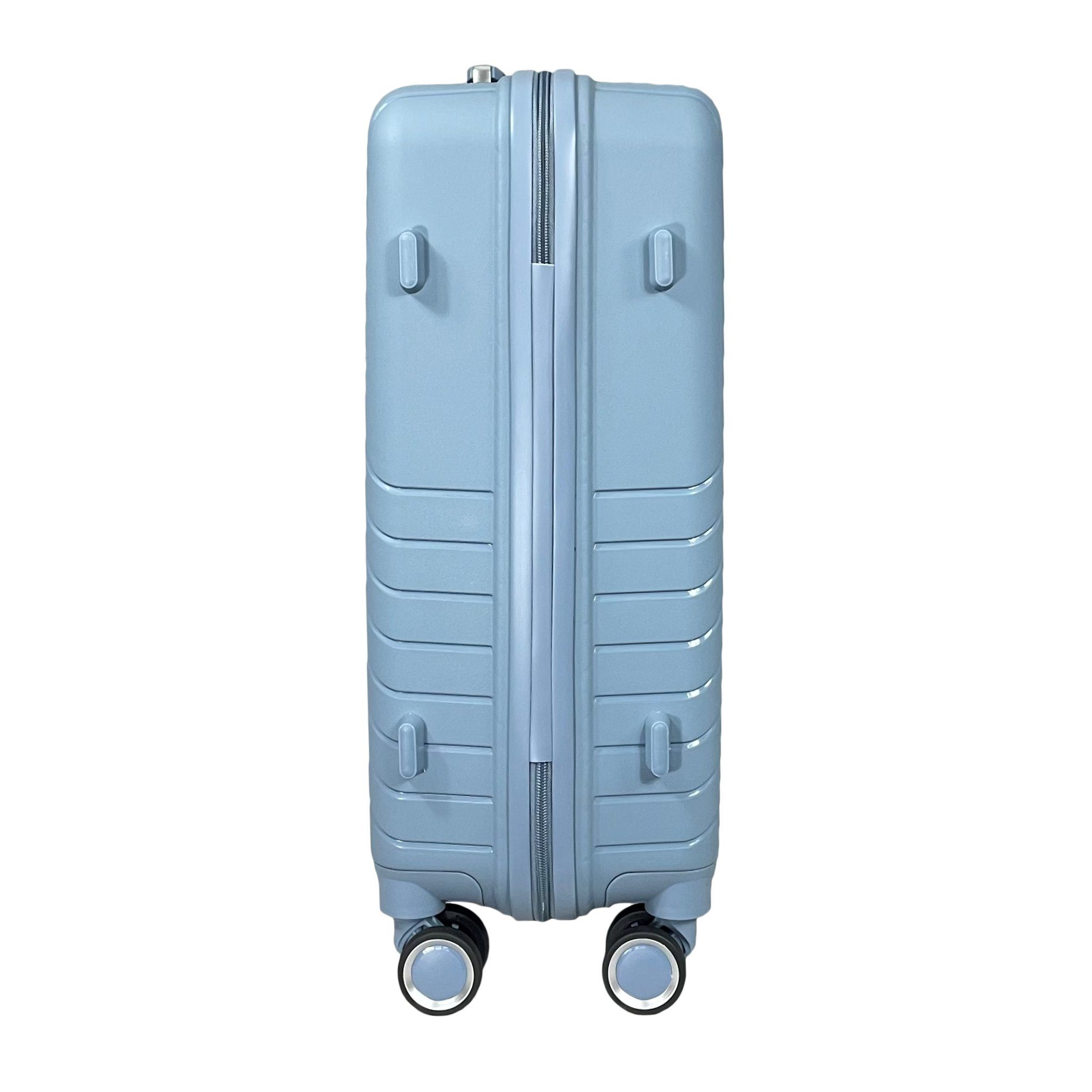 Koffer Tasche Grau-Blau Set Reisekoffer Koffer M/L/XL/XXL/4er Reisetasche Handgepäck MTB