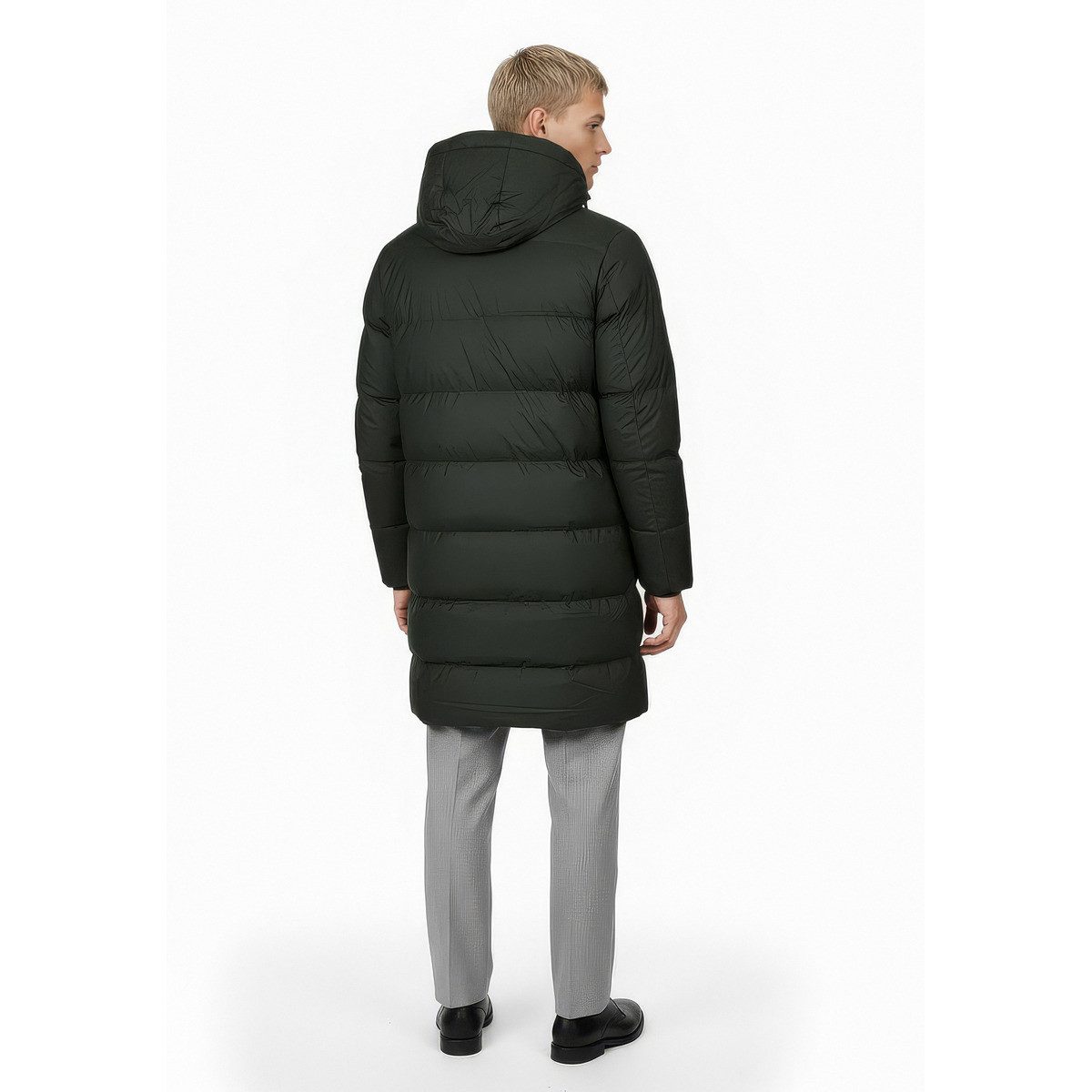 Rains Steppjacke Alta Longer Puffer Jacket W3T3 Unisex Erwachsene (1-St) Winterjacke, Übergangsjacke, Windjacke, Outdoorjacke, Mantel