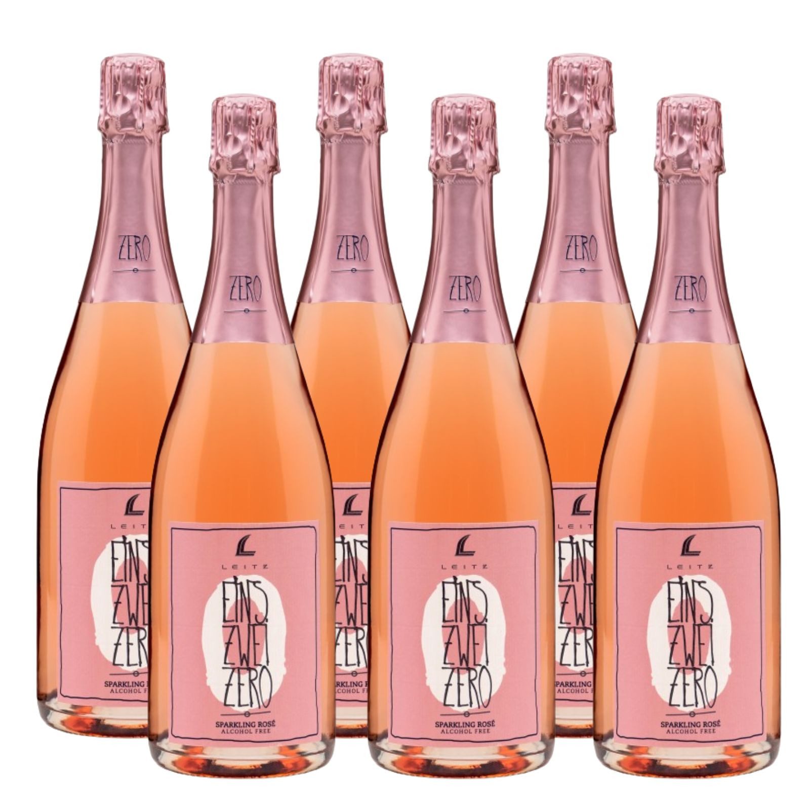 Leitz Weingut Sekt Leitz EINS-ZWEI-ZERO Sparkling Rosé Alkoholfrei (6x0,75l)
