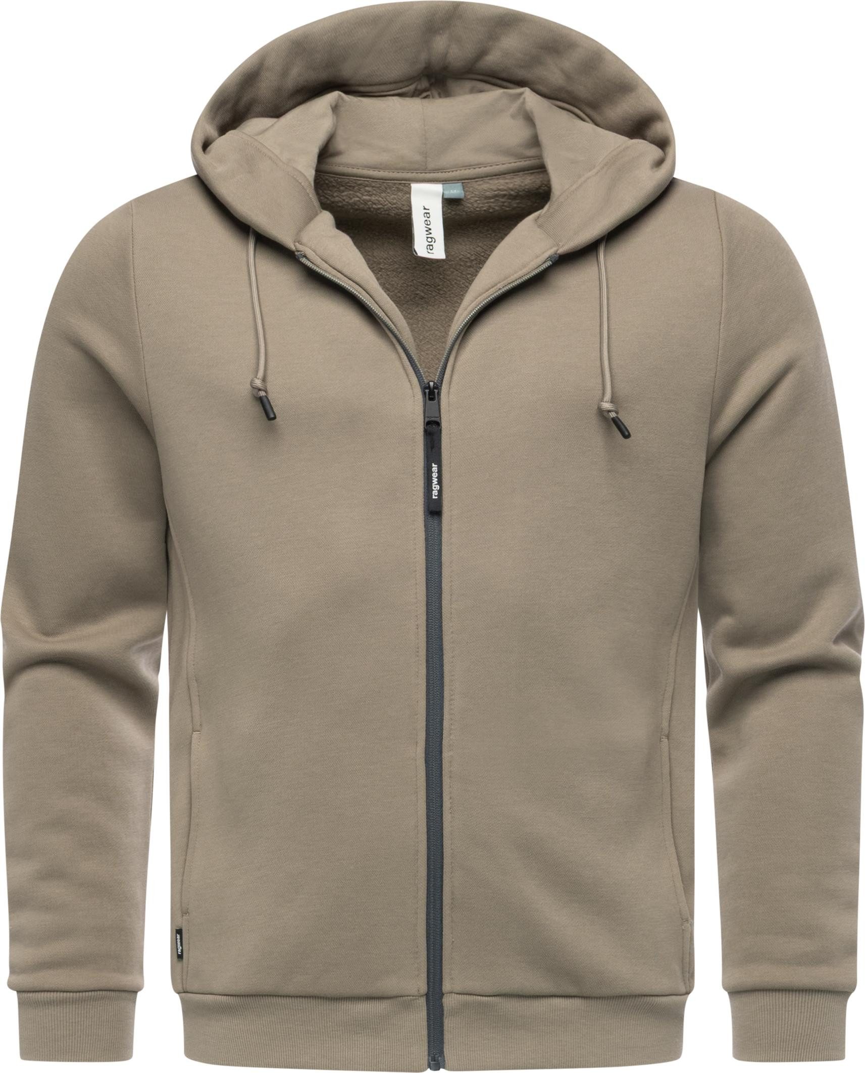 Ragwear Sweatjacke Wernons Weiche Herren Alltagsjacke mit verstellbarer Kap günstig online kaufen