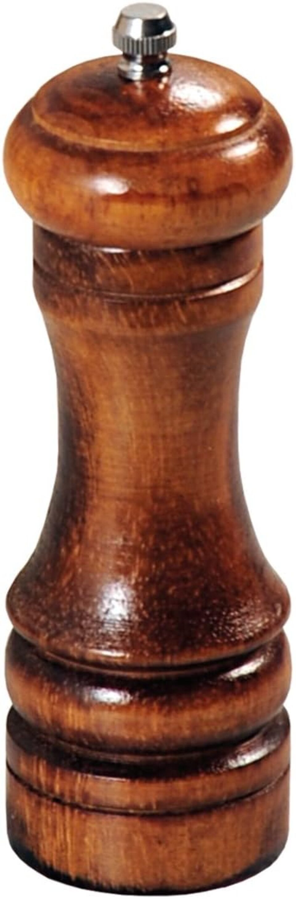 KESPER® Pfeffermühle Pfeffermühle, Holz, braun, 5 x 5 x 16.5 cm, (1 Stück)