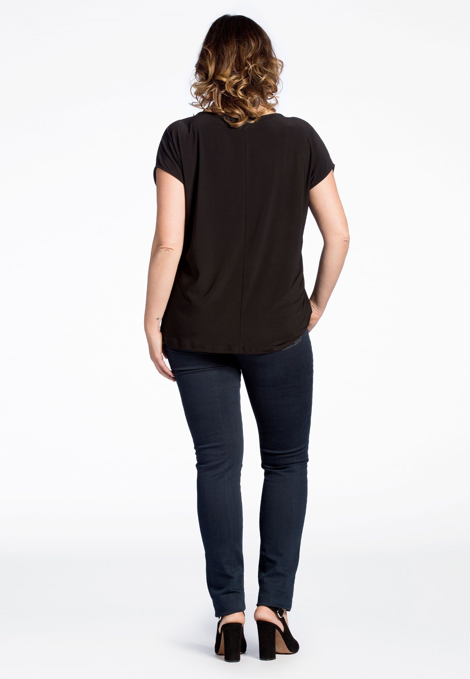 YOEK Langarmshirt Damen T-shirt Große Größen