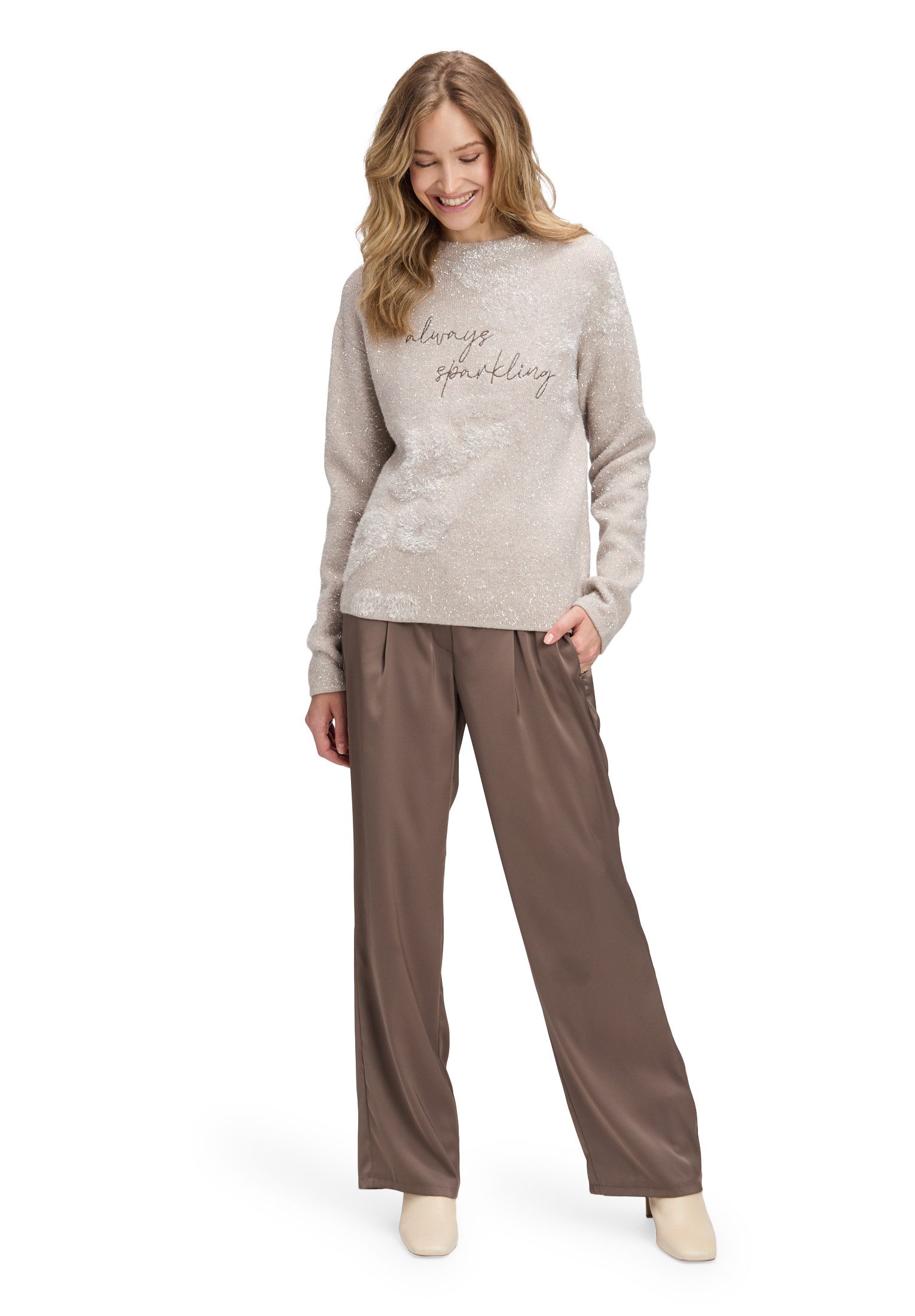 Betty Barclay Strickpullover Damen mit Jacquard (1-tlg)