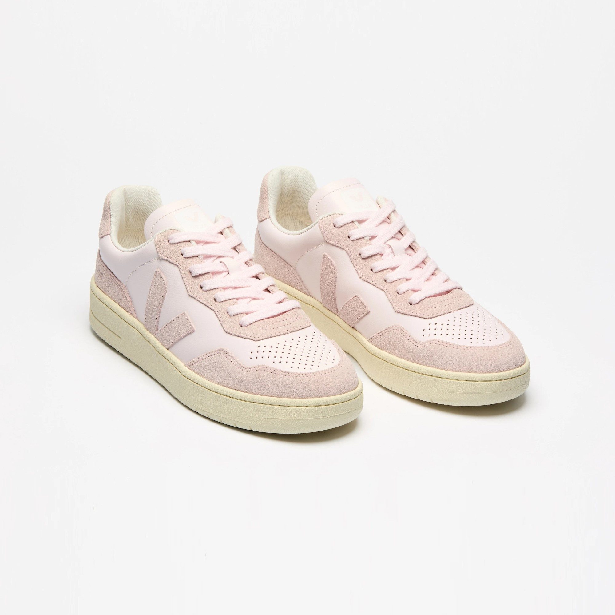 VEJA V-90 Leather, rosa Sneaker günstig online kaufen