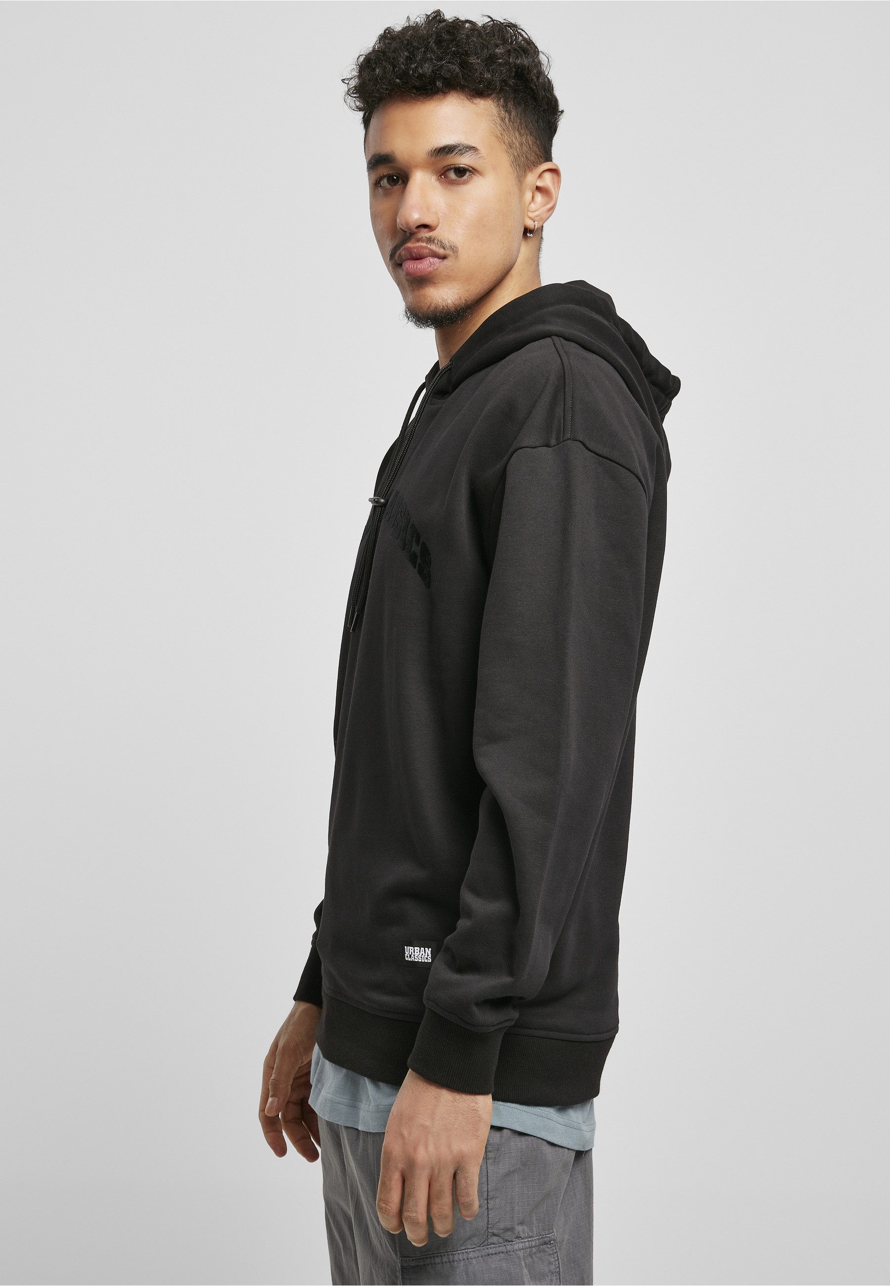 URBAN CLASSICS Rundhalspullover Urban Classics Herren Gate Hoody (1-tlg)