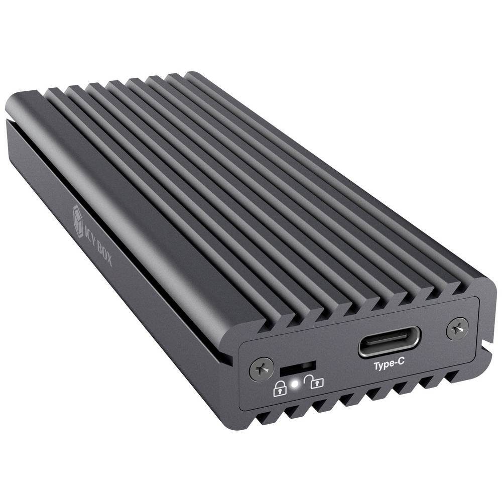 Festplatten-Gehäuse Gehäuse für 1x M.2 NVMe & SATA SSD mit USB