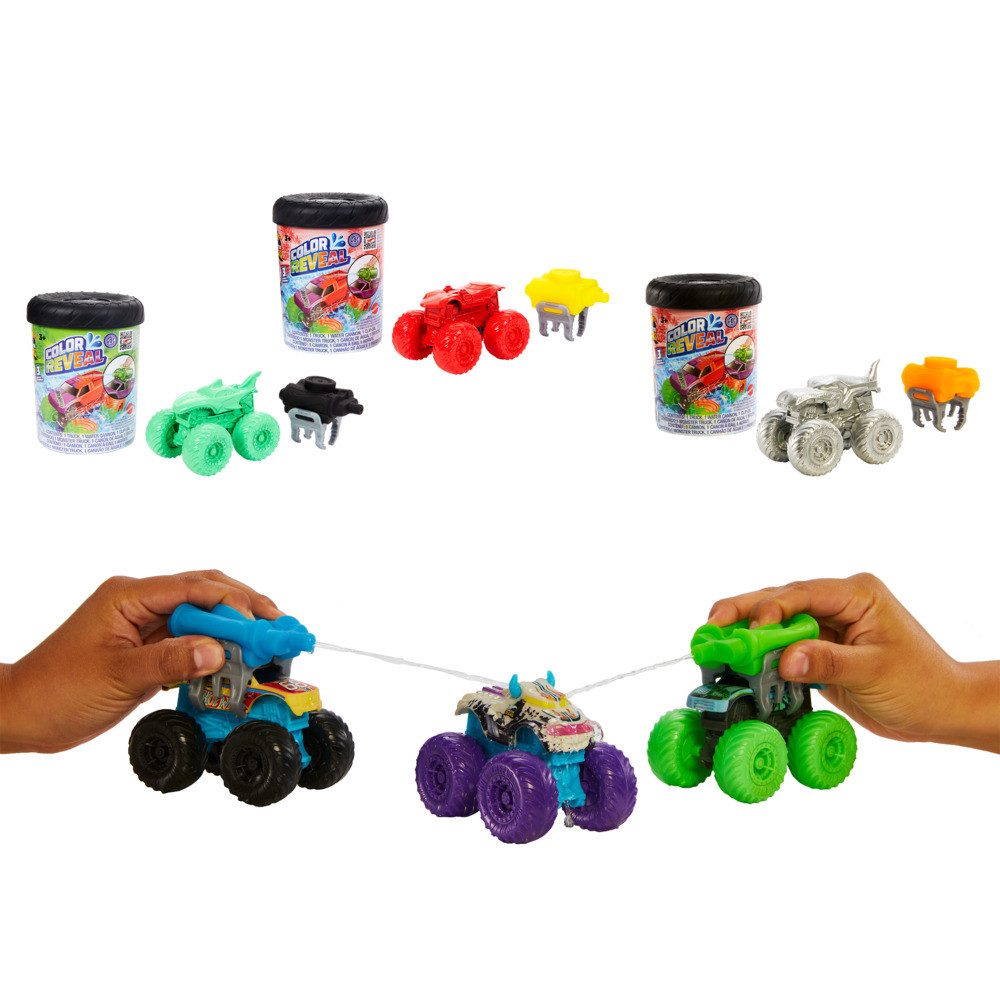 Mattel® Spielzeug-Monstertruck Hot Wheels Monster Trucks Color Reveal günstig online kaufen