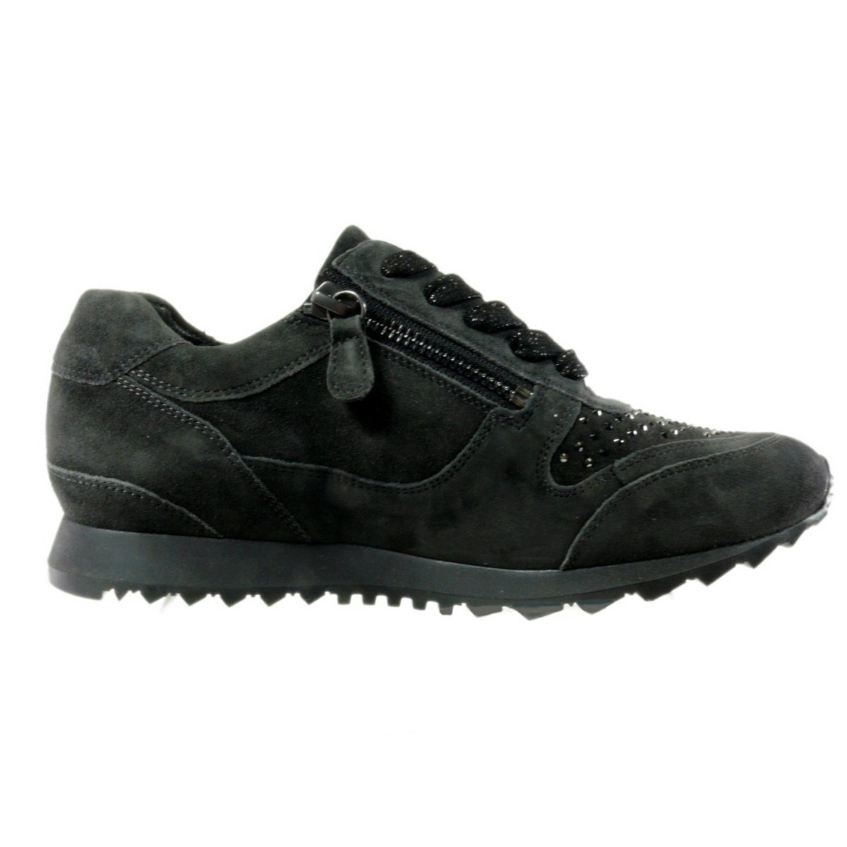 Hassia (1-tlg) dunkel-grau Sneaker