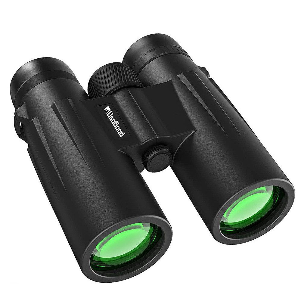 Usogood HD Ferngläser 10x42 Fernglas Erwachsene Wasserdicht Kompakte Fernglas (für Vogelbeobachtung, Jagd, Sightseeing, Sport und Konzerte, Reisen)