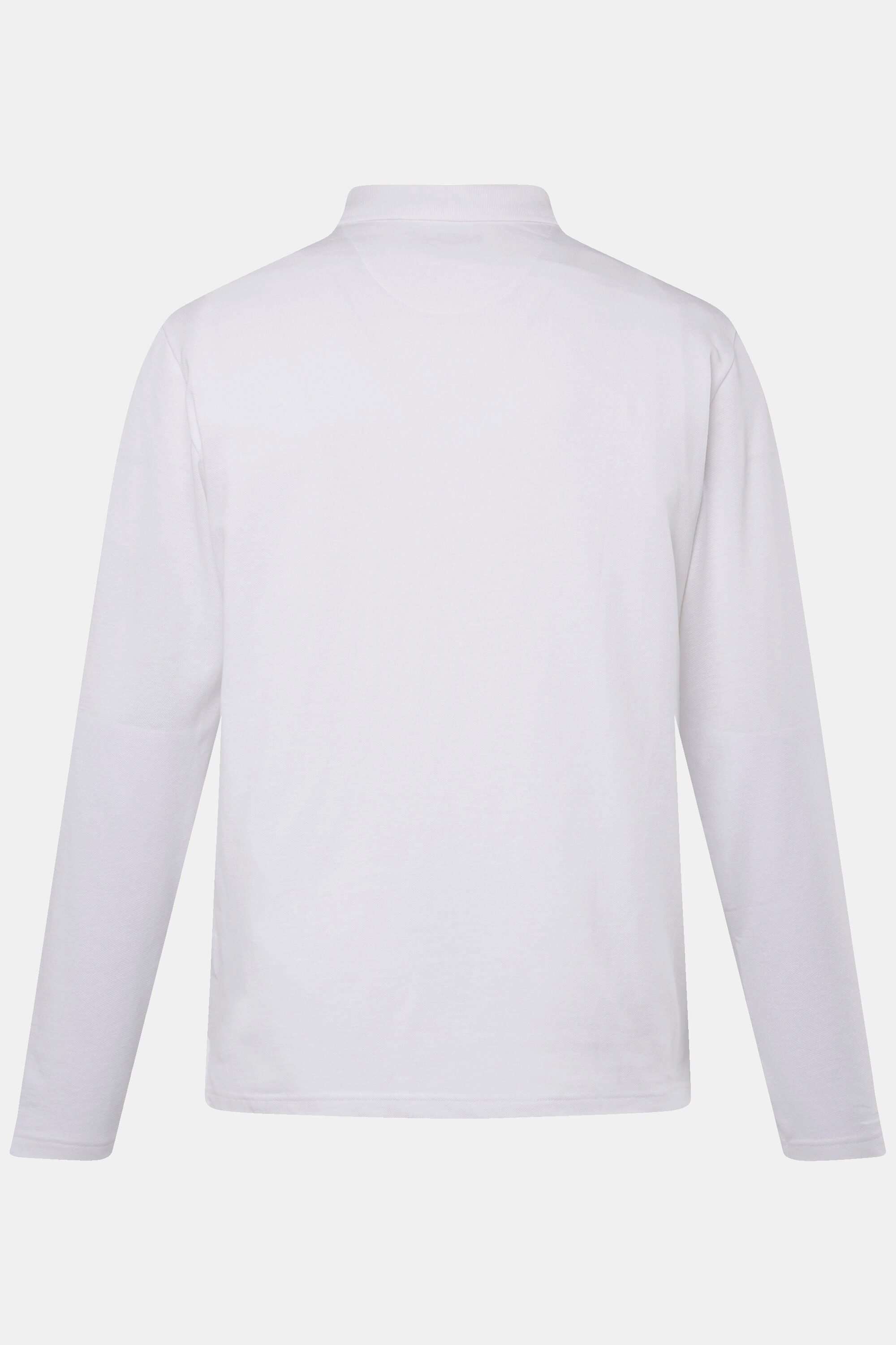 Men Plus Poloshirt Poloshirt Basic Piqué Langarm