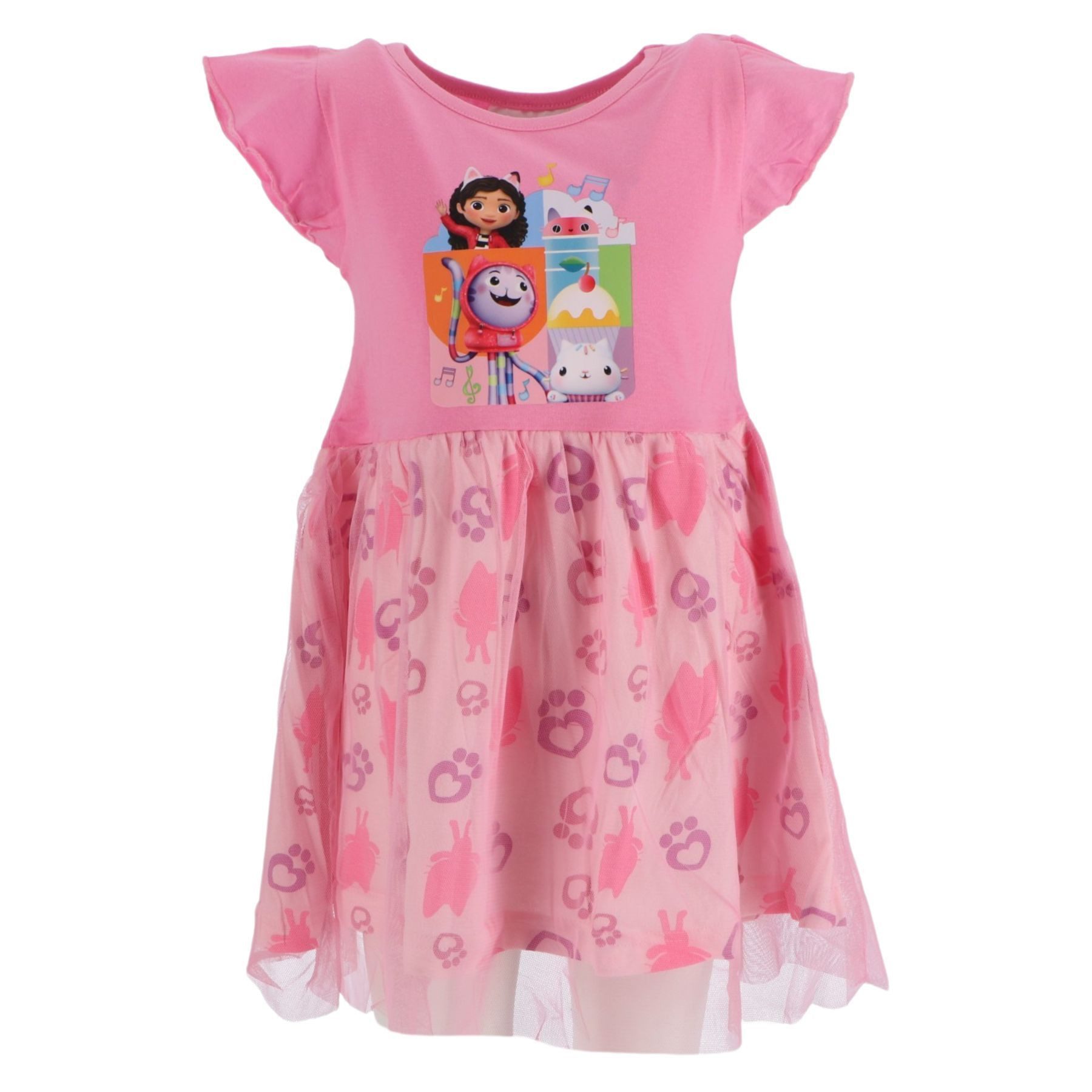 Gabby's Dollhouse Midikleid Sommerkleid & Freizeitkleid für Mädchen