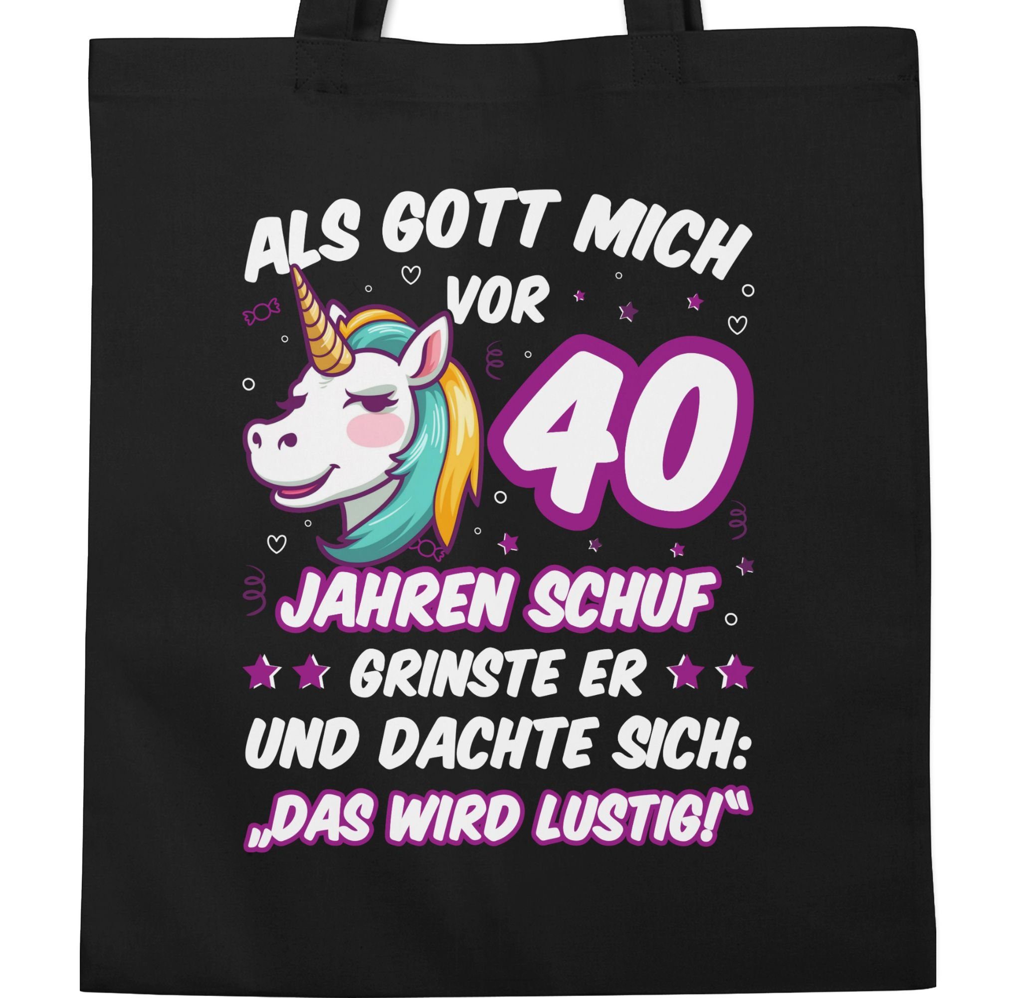 Shirtracer Umhängetasche Als Gott mich vor günstig online kaufen