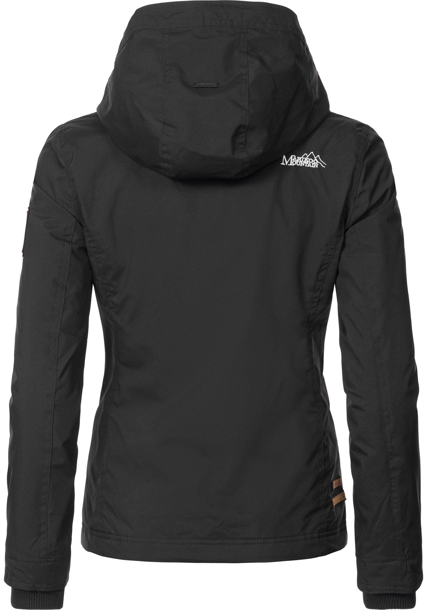 Marikoo Outdoorjacke Erdbeere sportliche Funktionsjacke mit Kapuze – Bild 3 von 4
