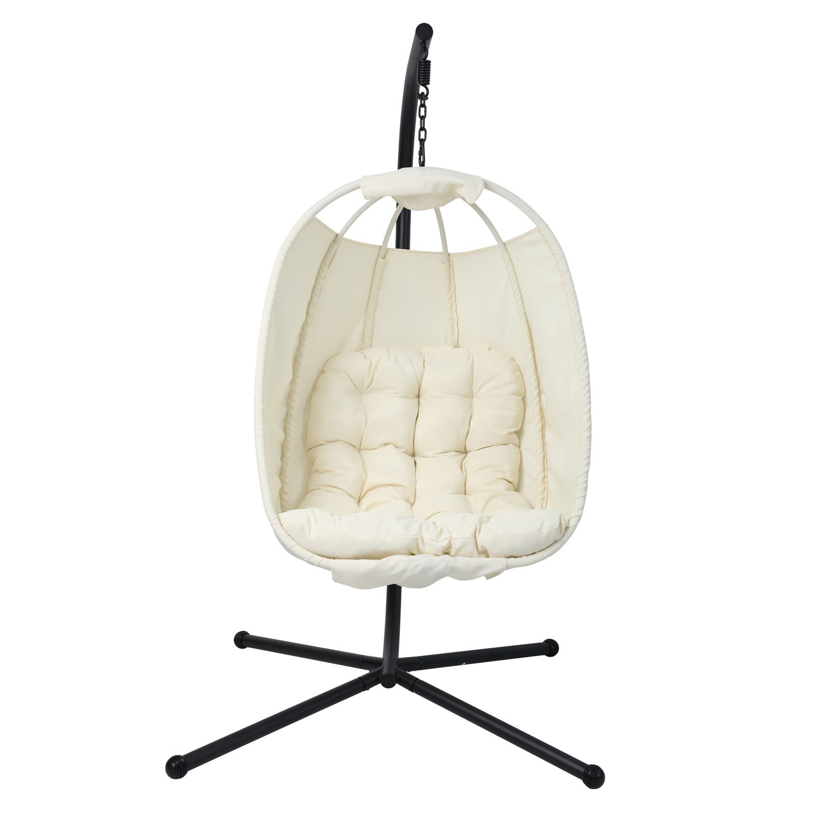 SVITA Hängesessel NELLY, Mit Gestell, mit Polstern