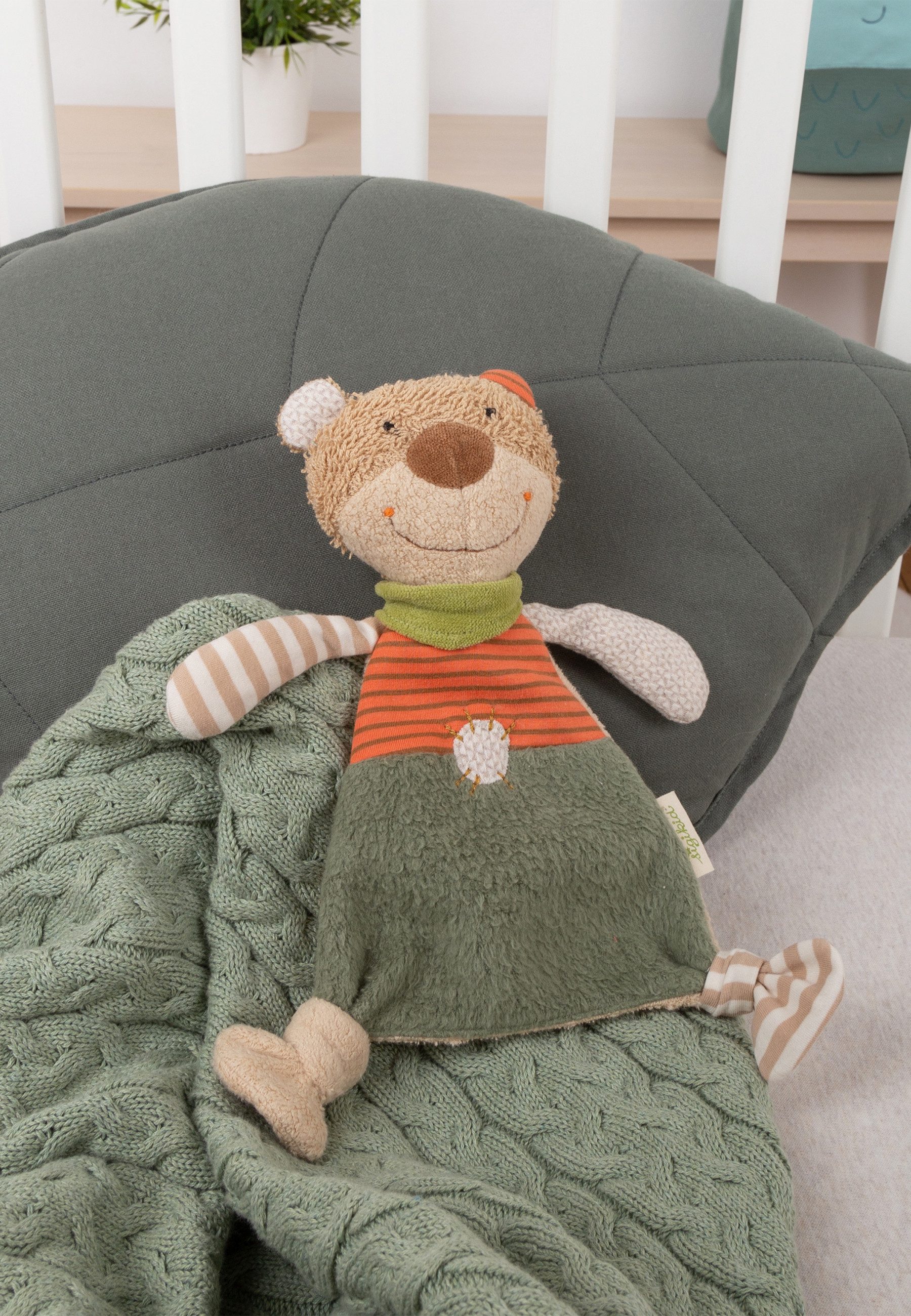 Sigikid Schnuffeltuch Schmusetuch Schnuffeltuch Natural Stripes, (1-tlg)