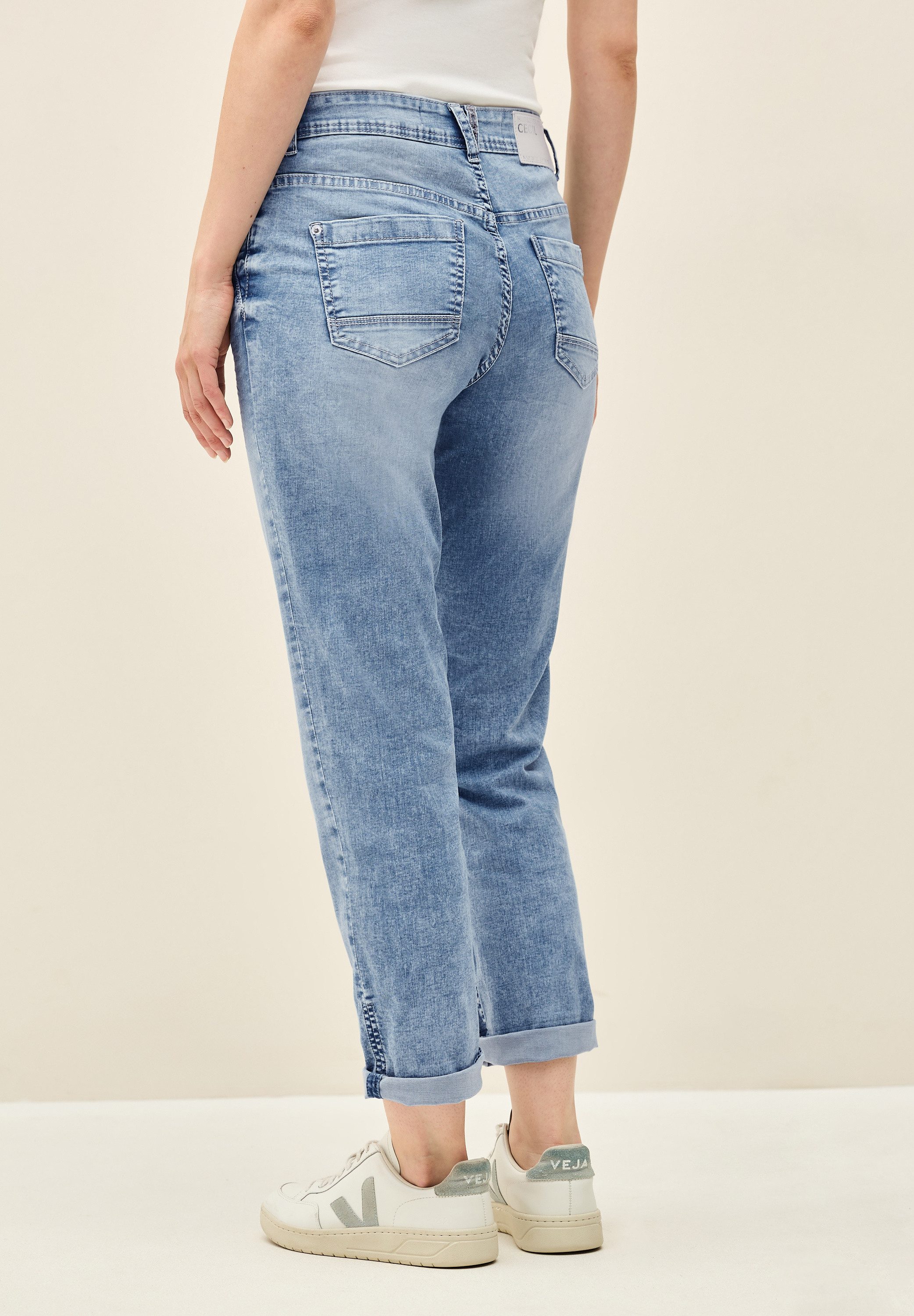 CECIL 5-Pocket-Jeans Style Scarlett mit Turn-Up günstig online kaufen
