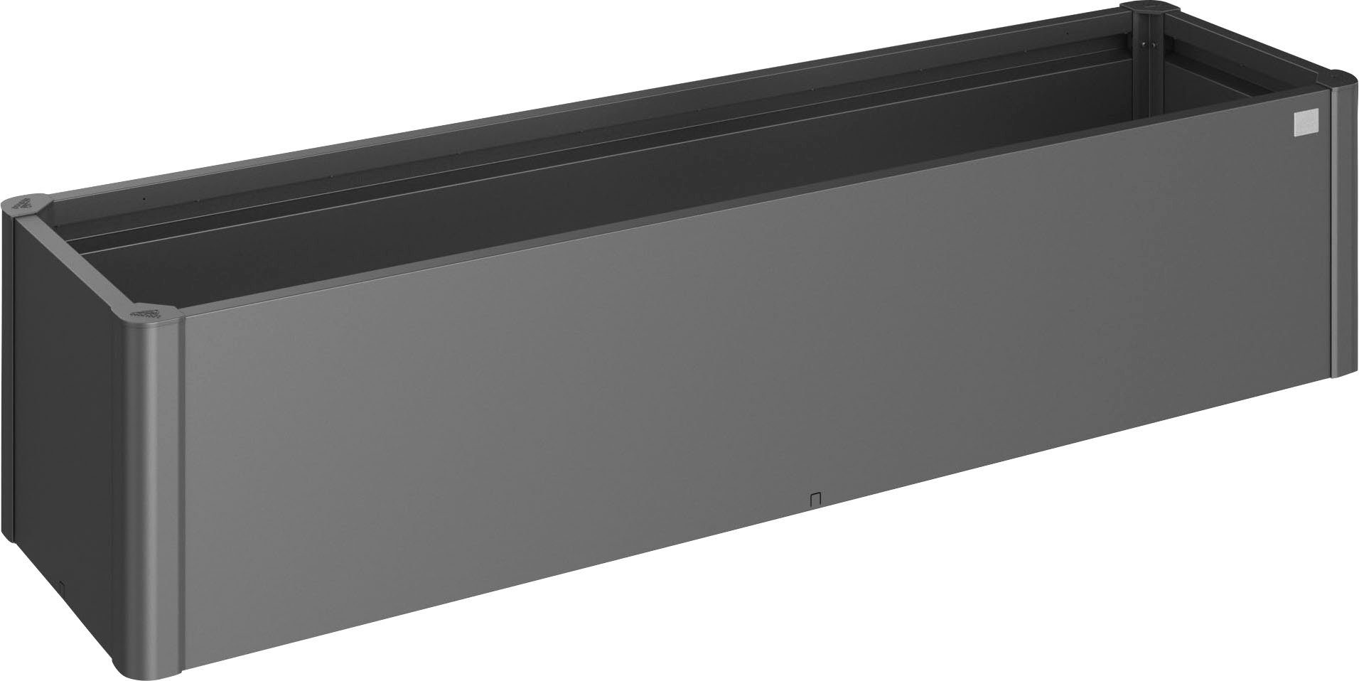 Biohort Hochbeet BELVEDERE mini 2x0,5; verschiedene Farben, 201x53x45 cm, extrem langlebig, aus Metall