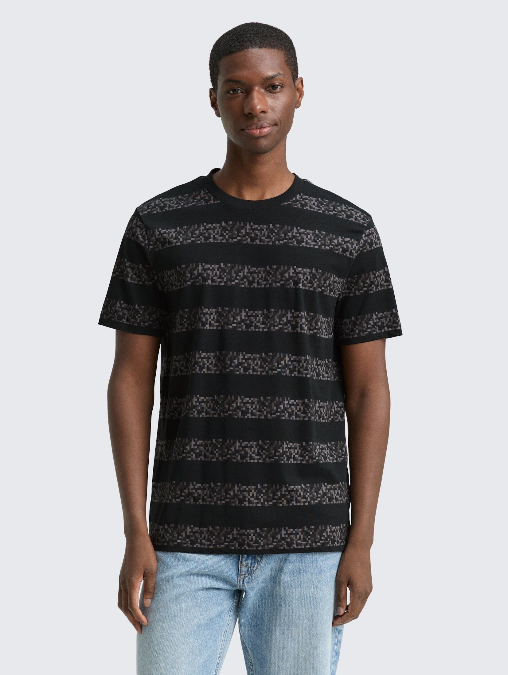 TOM TAILOR Denim T-Shirt T-Shirt T-Shirt mit Streifenmuster