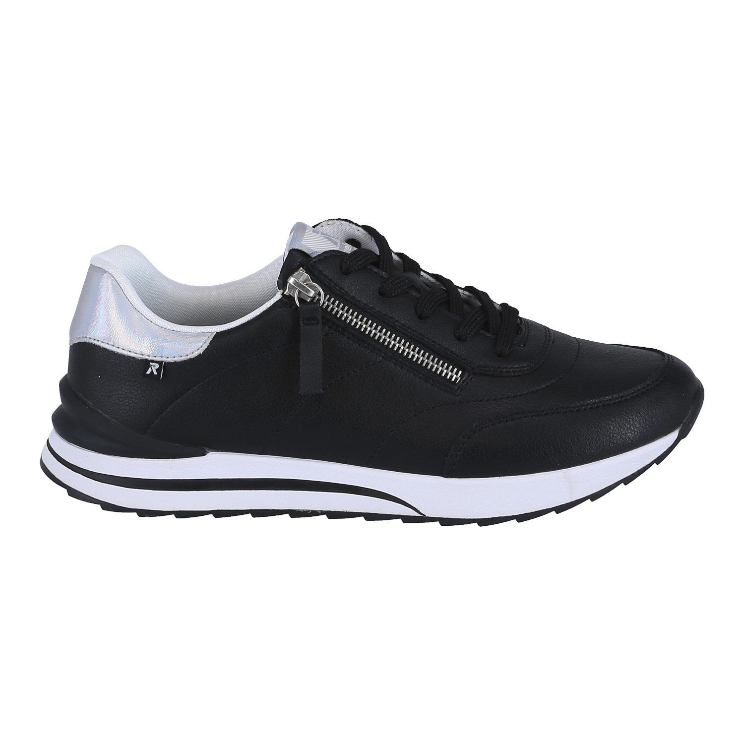 Rieker (Glattleder) W2402 schwarz Damen Sneaker günstig online kaufen
