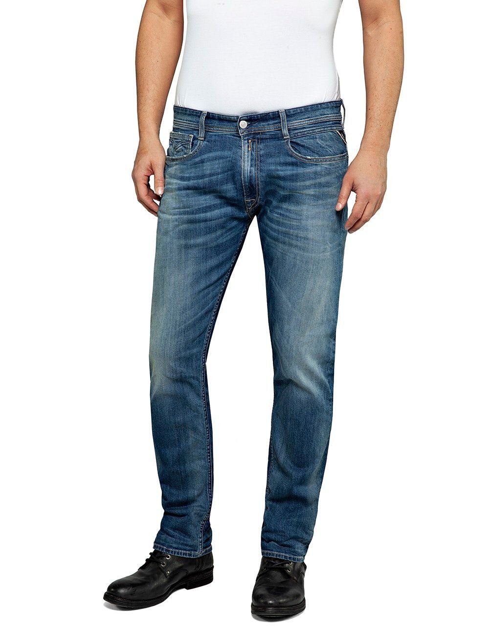 Replay 5-Pocket-Jeans medium blue