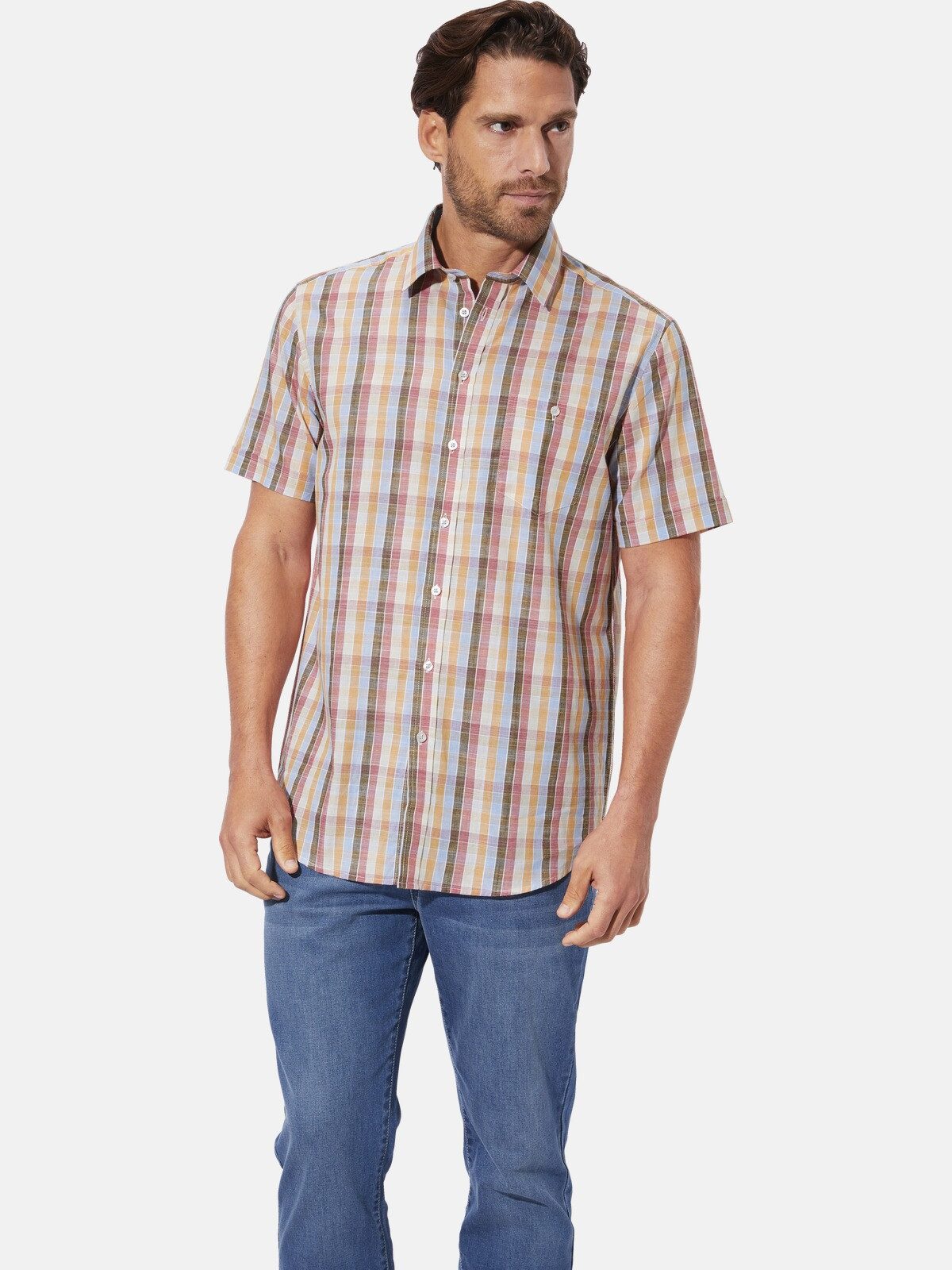 Babista Kurzarmhemd NAVOR mit Karomuster