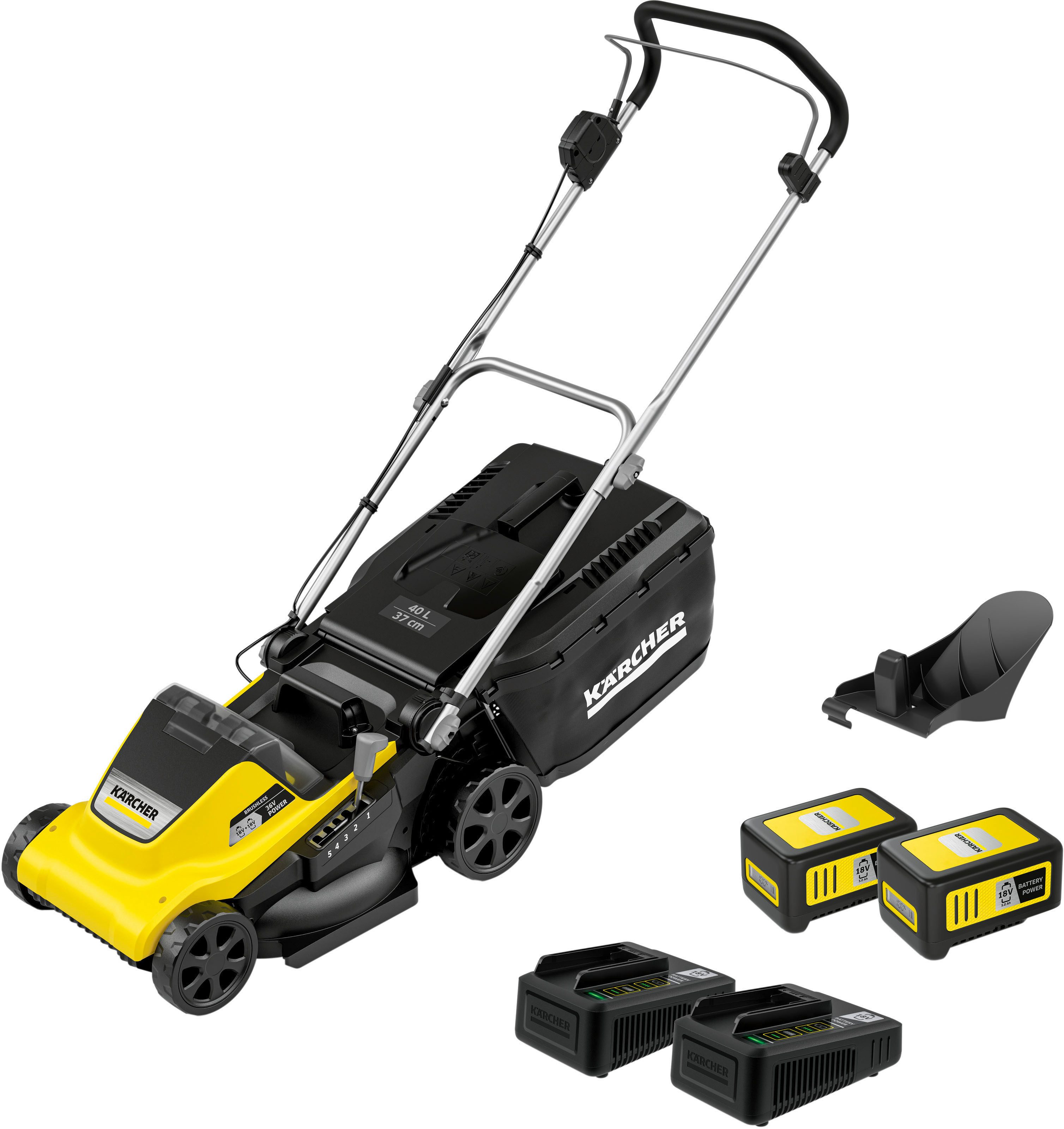 Akkurasenmäher LMO 4-18 Dual Battery Set
