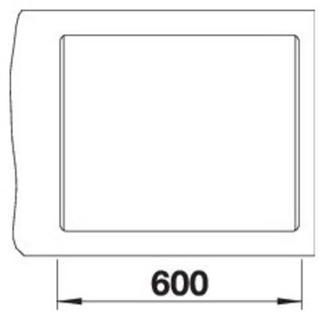Blanco Granitspüle DALAGO 6-F, eckig, 50/61 cm, (1 St), erhältlich in mehreren Farben