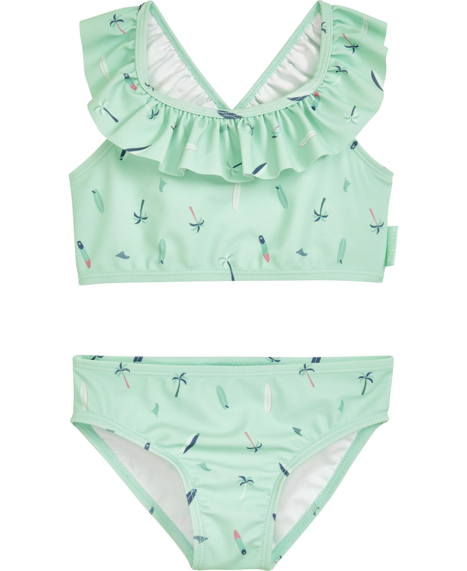 Playshoes Badeanzug UV-Schutz Bikini Surfbrett Palme