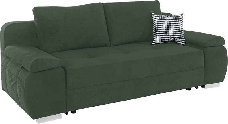 COLLECTION AB Schlafsofa Pumo, mit Boxspring-Aufbau, Bettfunktion und Bettkasten, inklusive Federkern