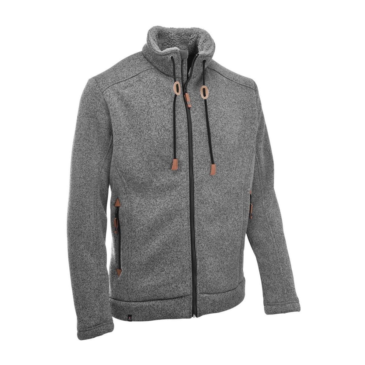 Maul Sport® Fleecejacke Lichtenau - Polar Strickfleecejacke Atmungsaktive Strickfleecejacke mit wärmeisolierendem Fleece, ideal