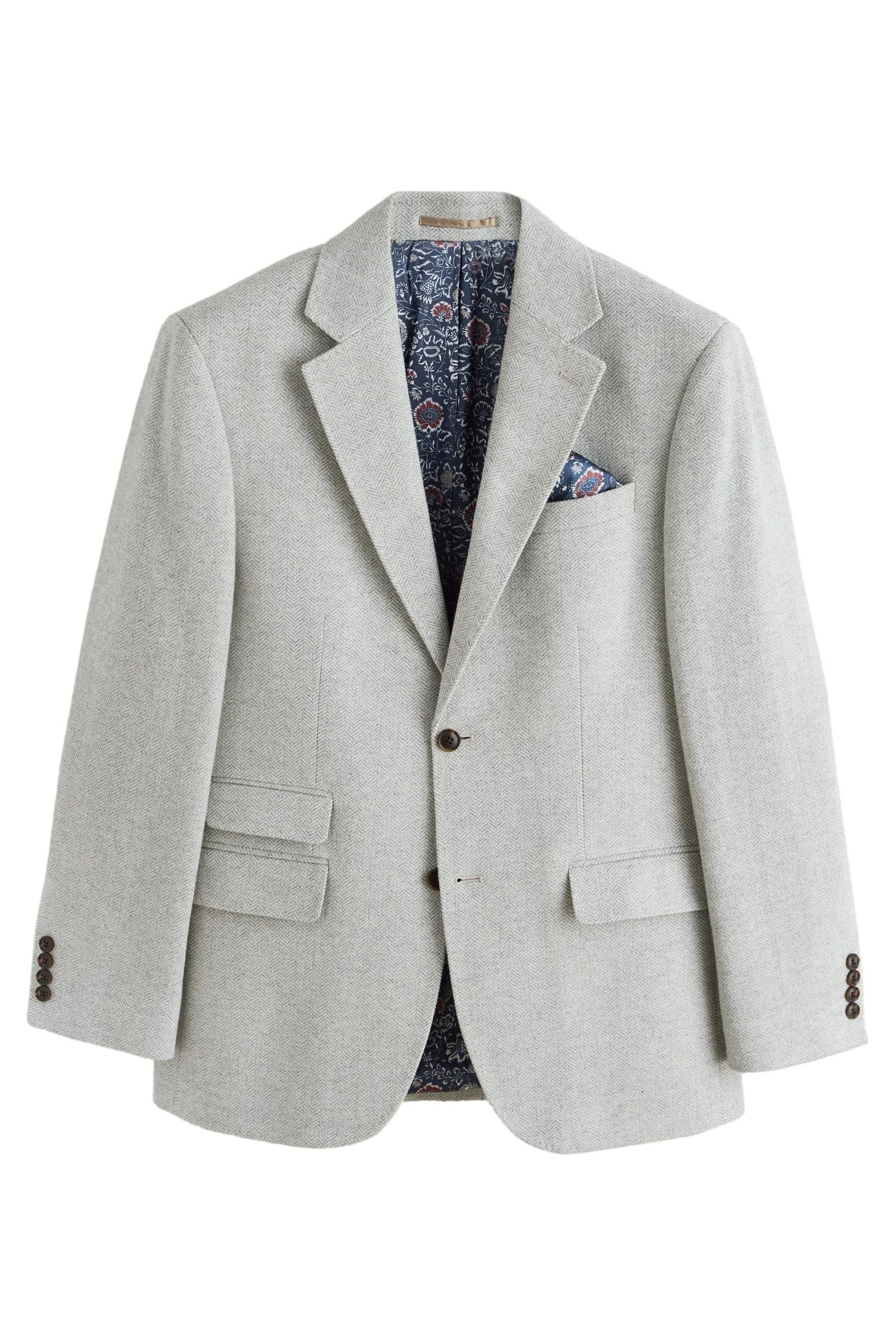 Sakko Nova Fides Signature Wollblazer, Fischgrätmuster