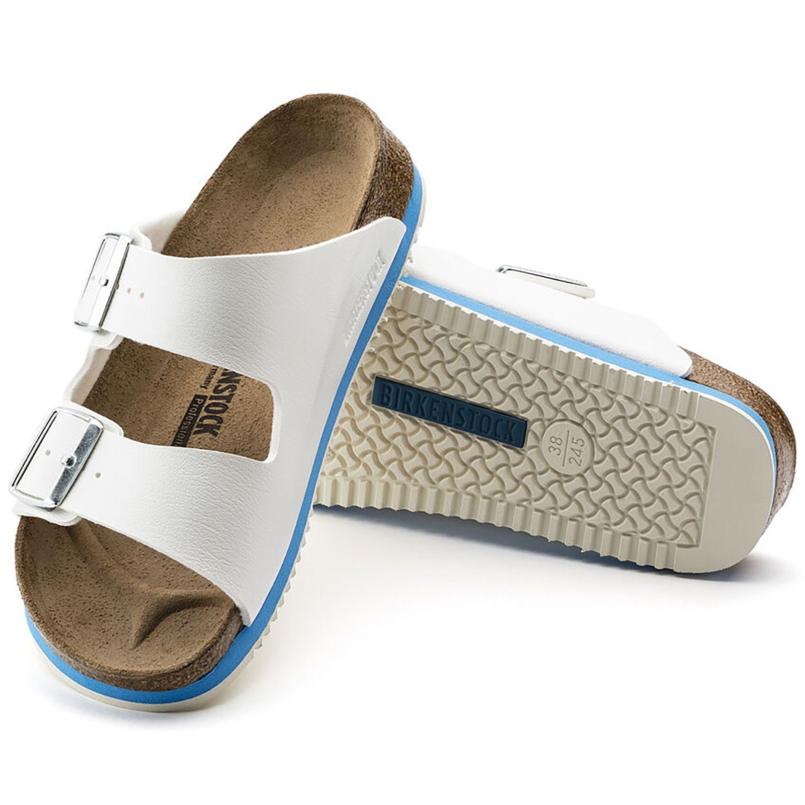Birkenstock Professional Arizona SL weiß schmale Weite Sandale