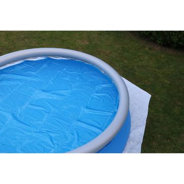 SUMMER FUN Pool-Bodenschutzfliese Extra Bodenschutzvlies für Rundbecken Ø 400 bis 42, Komplett-Set