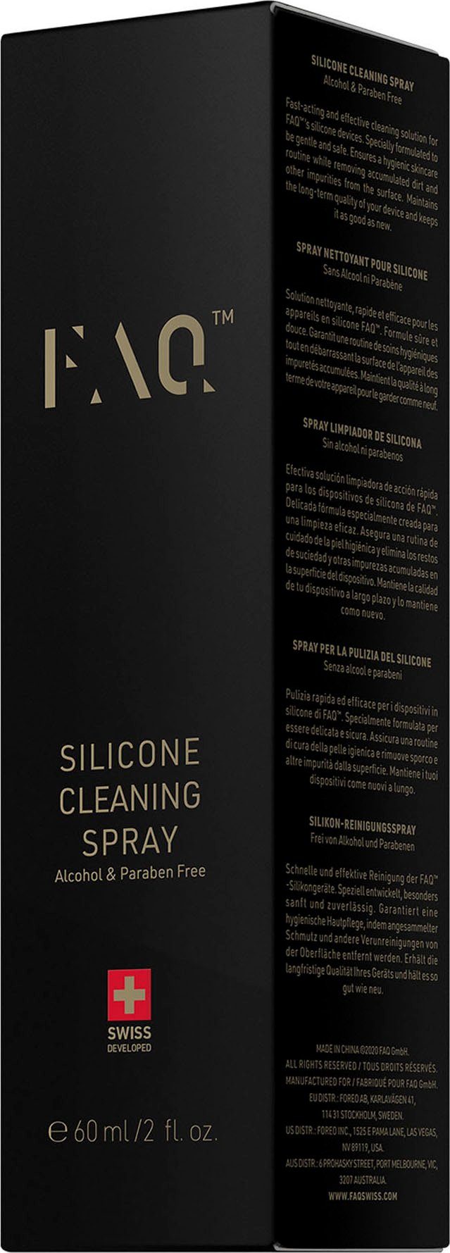 Hygienespray FAQ™ [1-St) Cleaning 60 ml Spray (Packung, FAQ™ Silicone