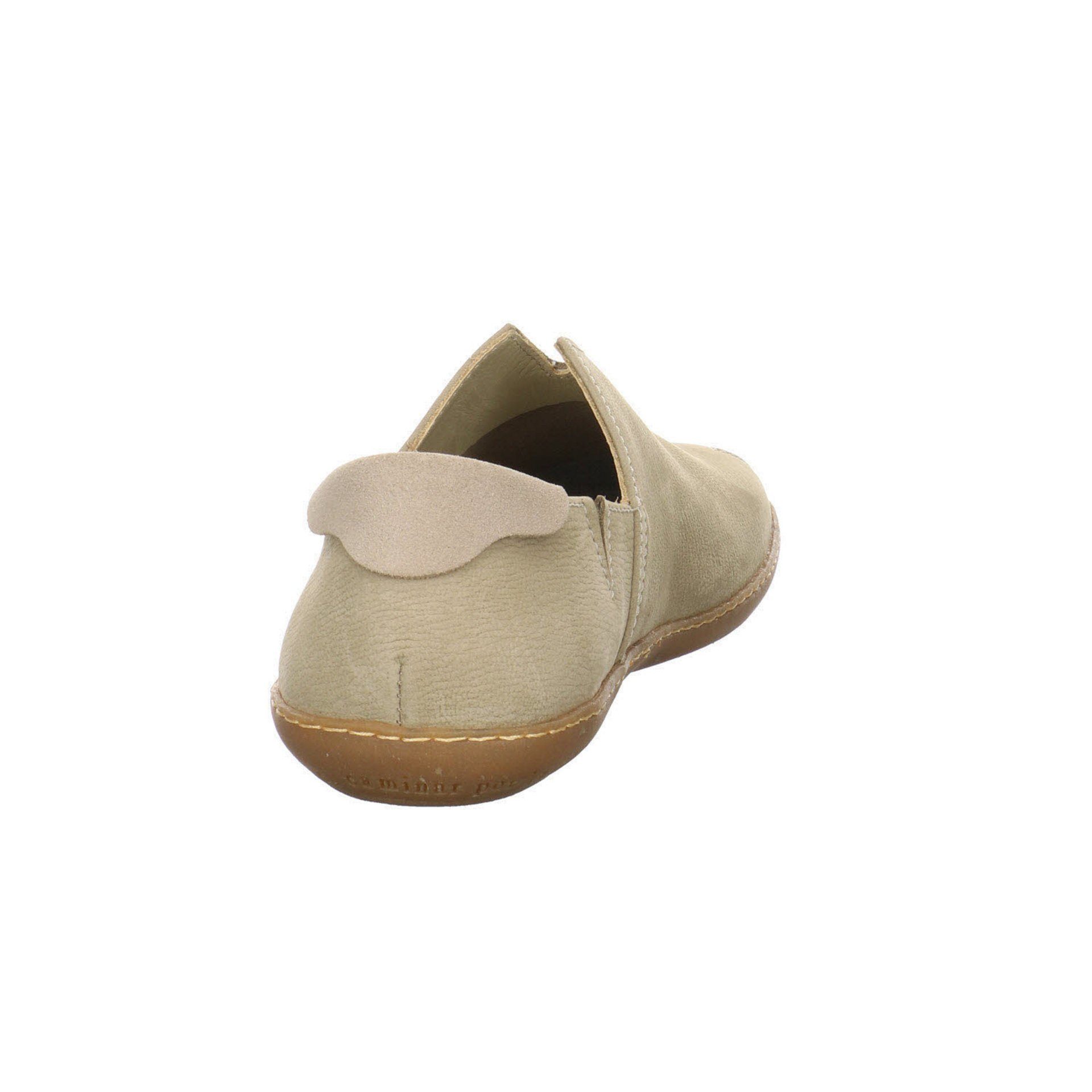 El Schuhe El Nubukleder Hellgrau Slipper Slipper Damen Naturalista Slipper Viajero