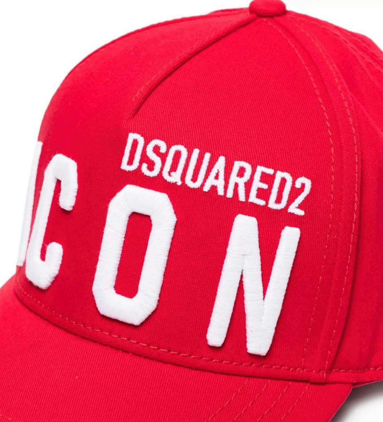 Dsquared2 Baseball Cap Basebalkappe Icon DSQ2 Logo Cap Kappe Mütze Mailand ansässiges Label mit leicht zerfetzt für einen Vintage-Look