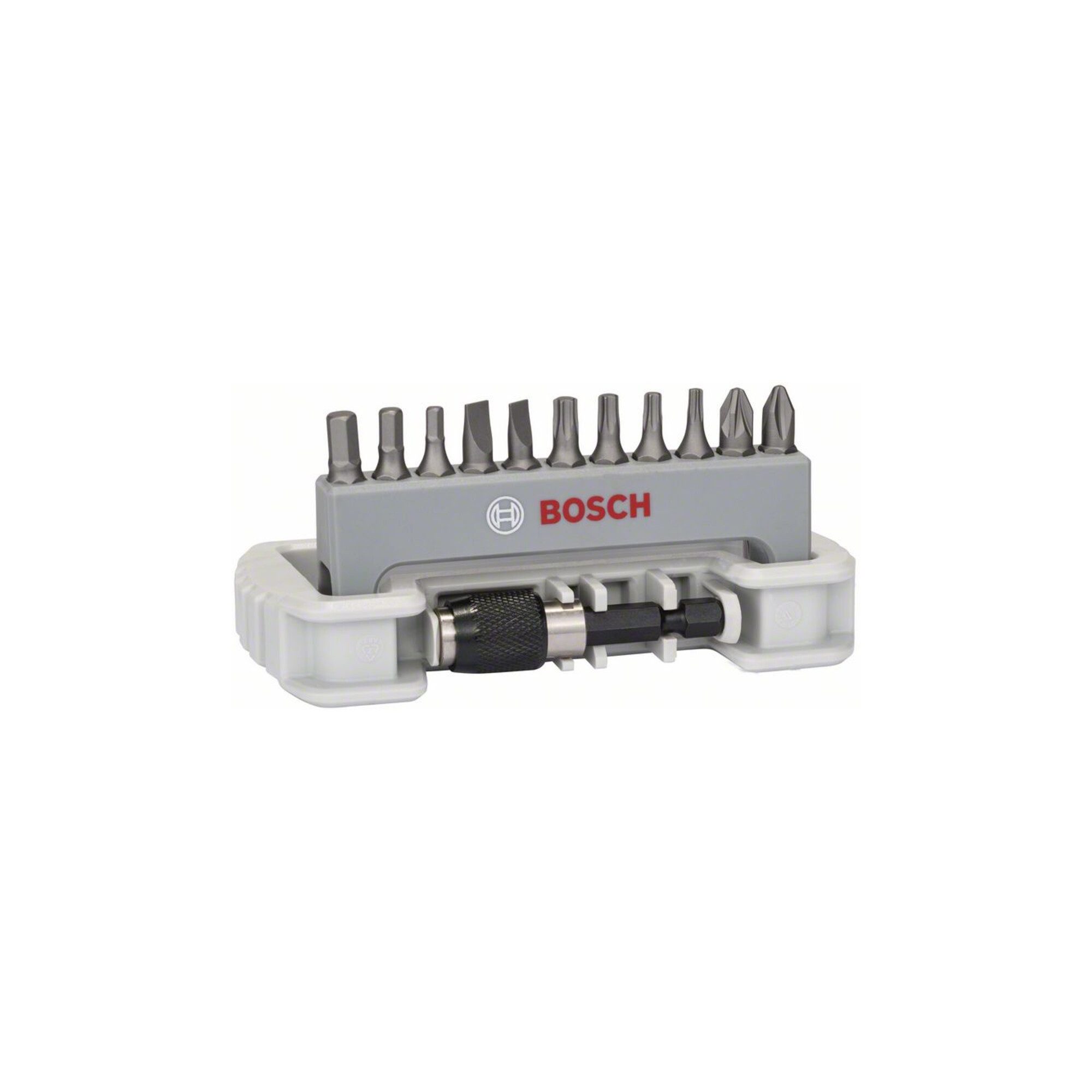 Bosch Professional Bit-Set Bosch Schrauberbit-Set Extra-Hart 11-teilig PH PZ T, S HEX 25 mm Bitha