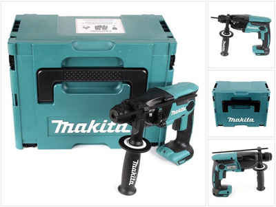 Makita Schlagbohrmaschine »Makita DHR 165 ZJ 18 V Li-Ion Akku Bohrhammer mit 1,3 Joule Solo im Makpac - ohne Akku, ohne Ladegerät«