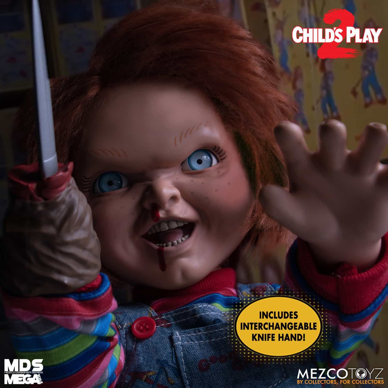 Close Up Actionfigur Child's Play 2 Chucky Puppe 15 Talking Mega Scale – Bild 5 von 5