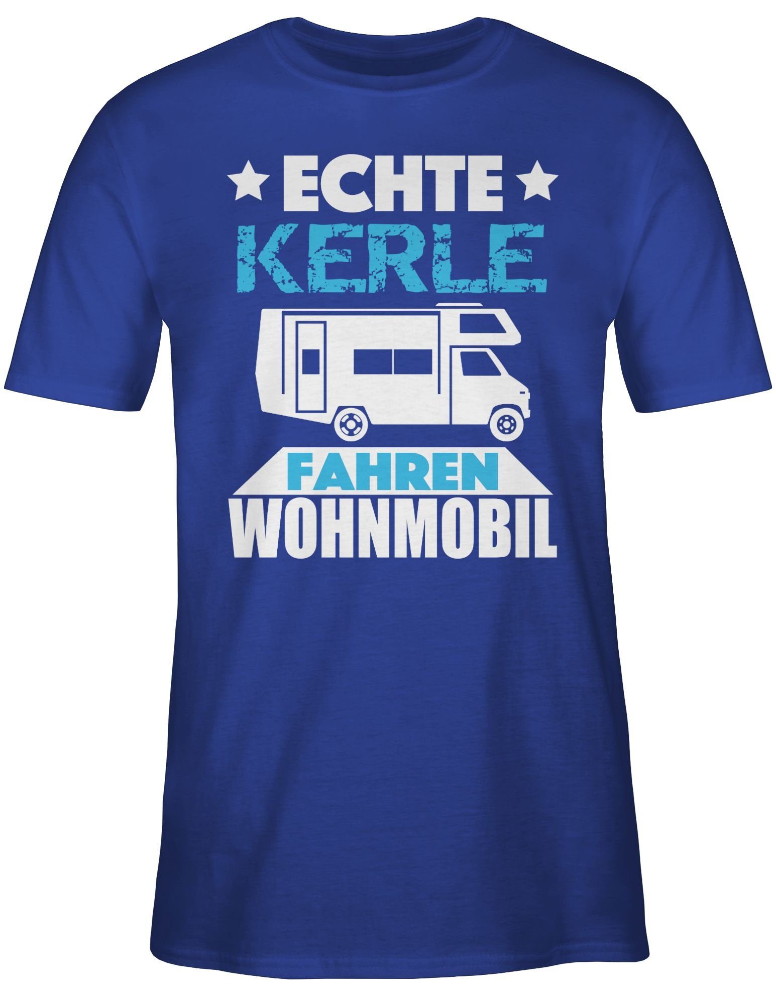 03 fahren Kerle T-Shirt Royalblau Fahrzeuge Shirtracer Echte Wohnmobil