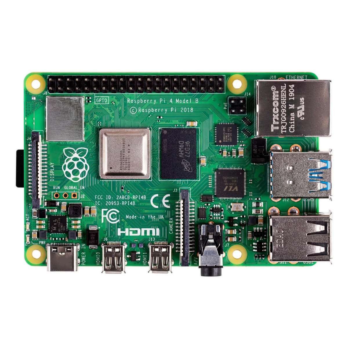 Raspberry Pi Raspberry Pi 4 Model B Entwicklungsplatine BCM2711 1,5 MHz Mini-PC