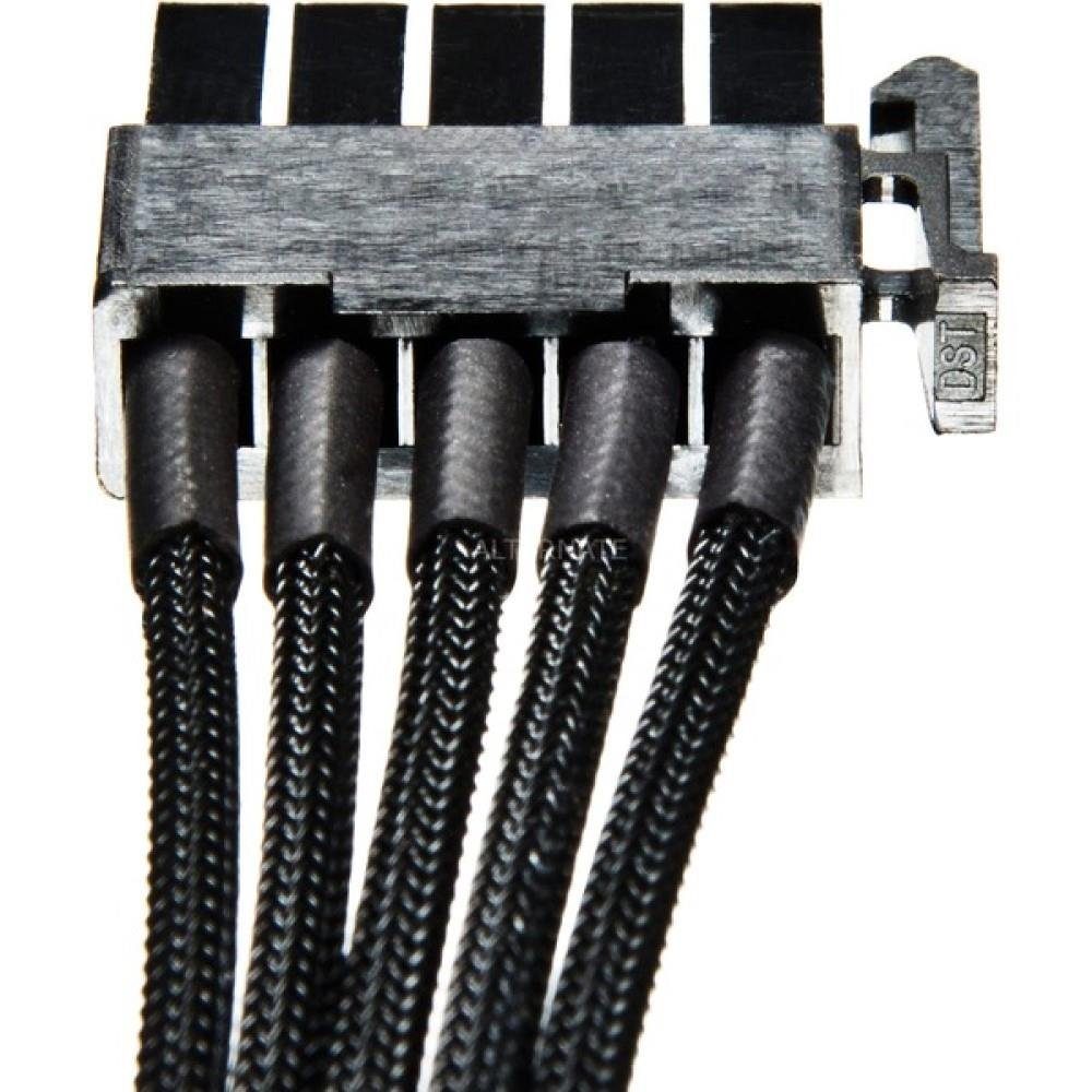 be quiet! Power Cable PSU > 3x SATA + 1x HDD/FDD Netzkabel, CM-61050, Computer, PC, Stromkabel, Netzkabel, SATA, HDD/FDD, Power Strom-Kabel, schwarz