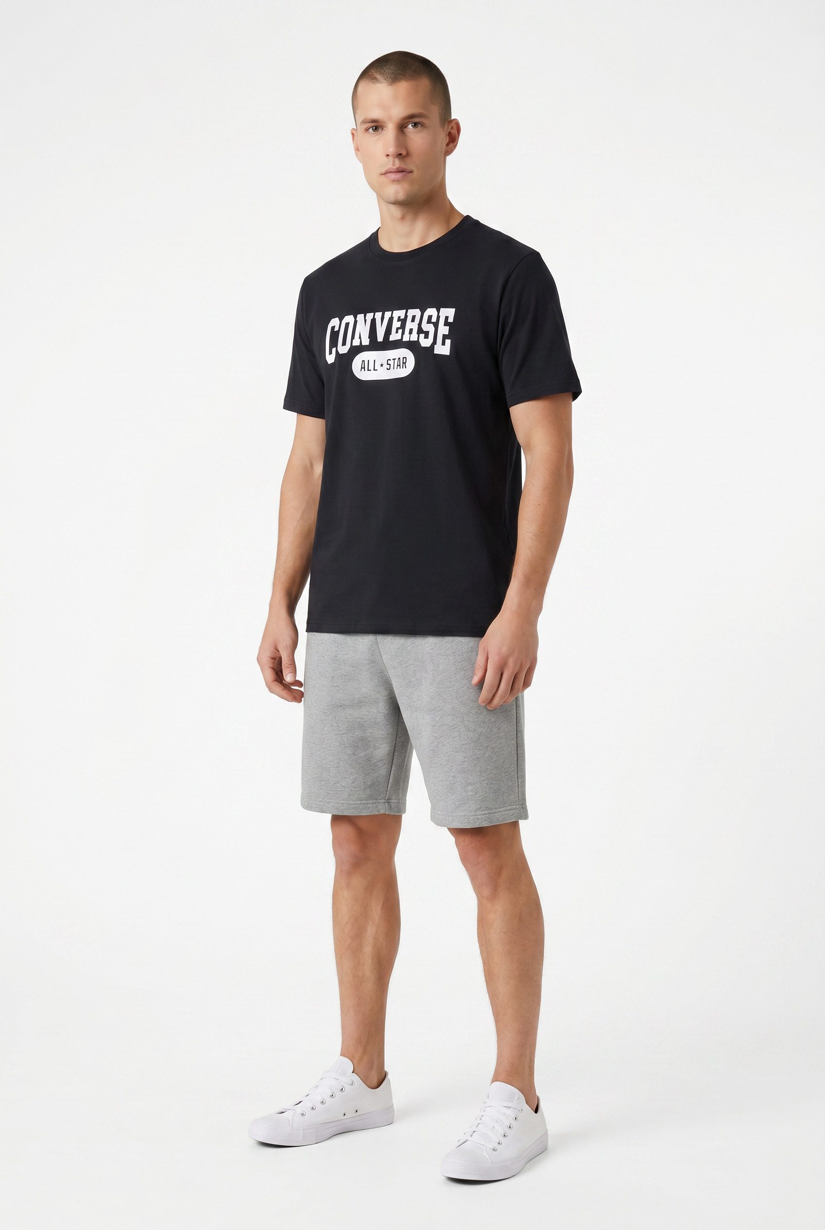 Converse T-Shirt RETRO LOGO T-SHIRT aus Baumwolle, in den Größen XS bis XXL