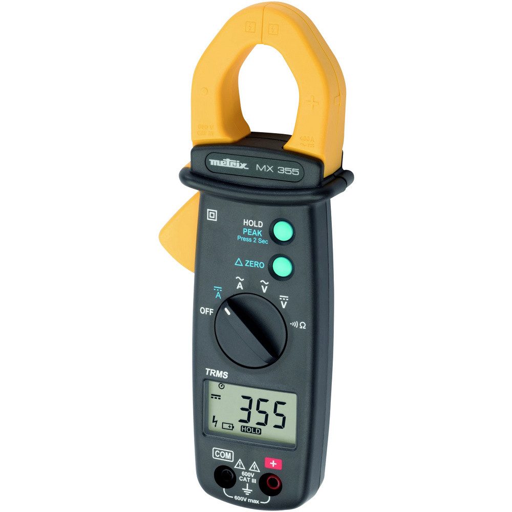 METRIX Spannungsprüfer Metrix MX 355 Stromzange digital CAT III 600 V Anzeige (Counts): 600, (MX 355)