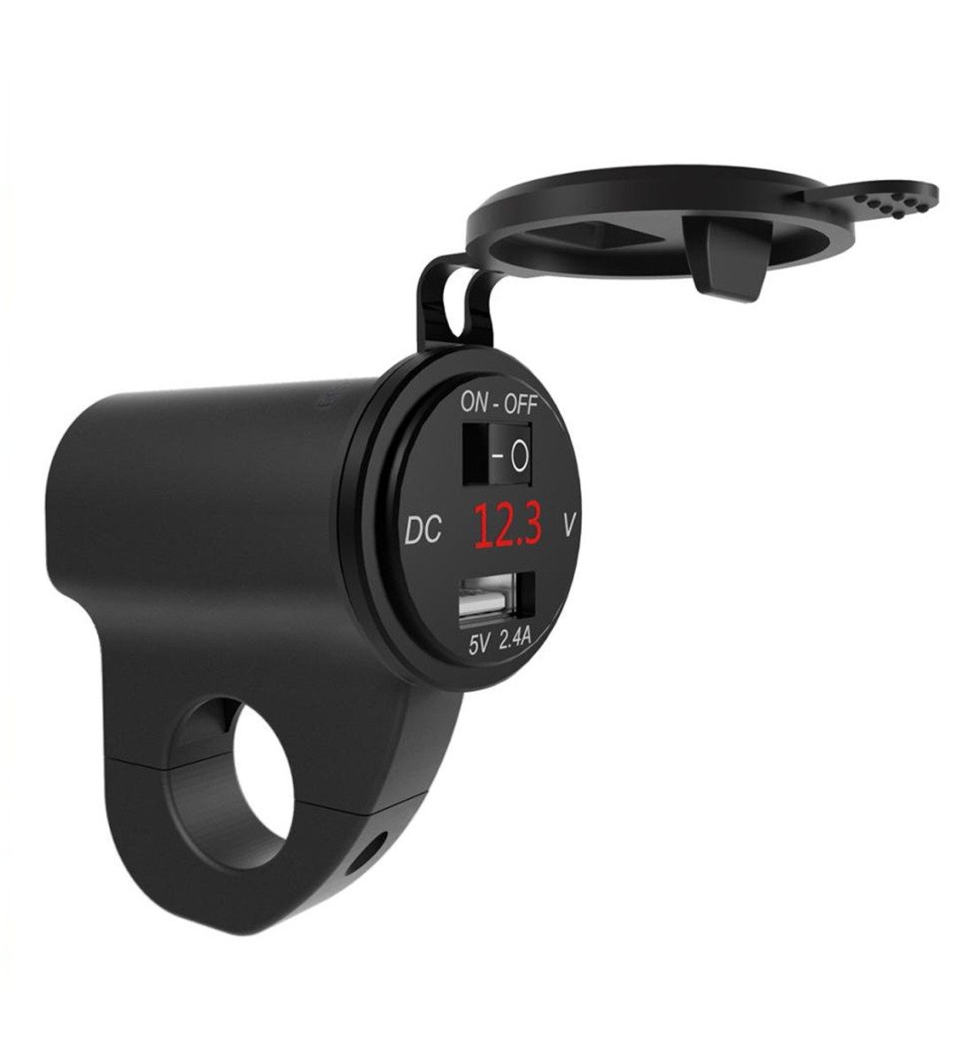 12V Motorrad USB Steckdose US29 USB-Ladegerät